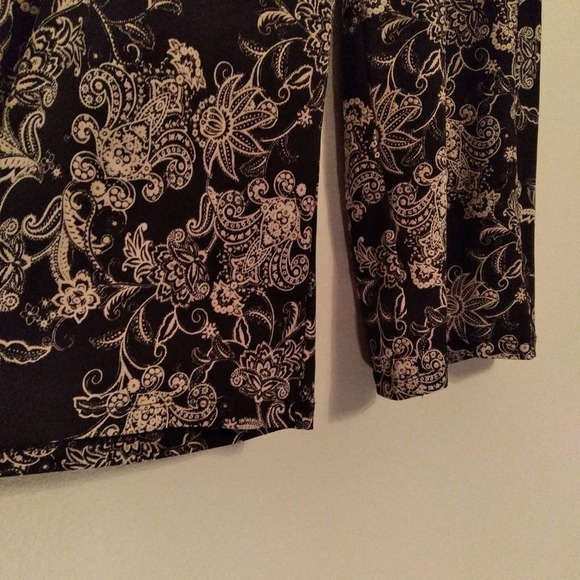 𝅺john Paul Richard Flowy Crop Paisley Pants - Picture 2 of 6